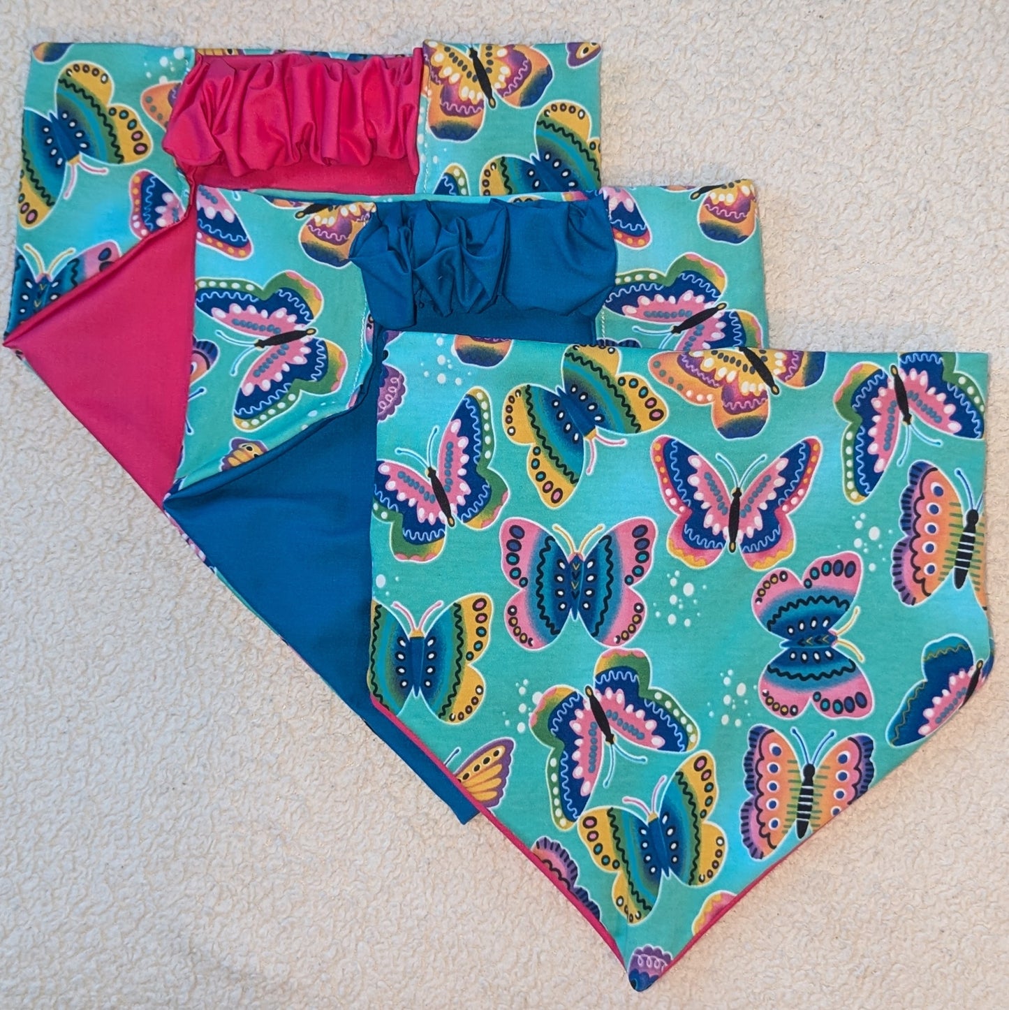 Glow In The Dark Butterfly Pet Bandana
