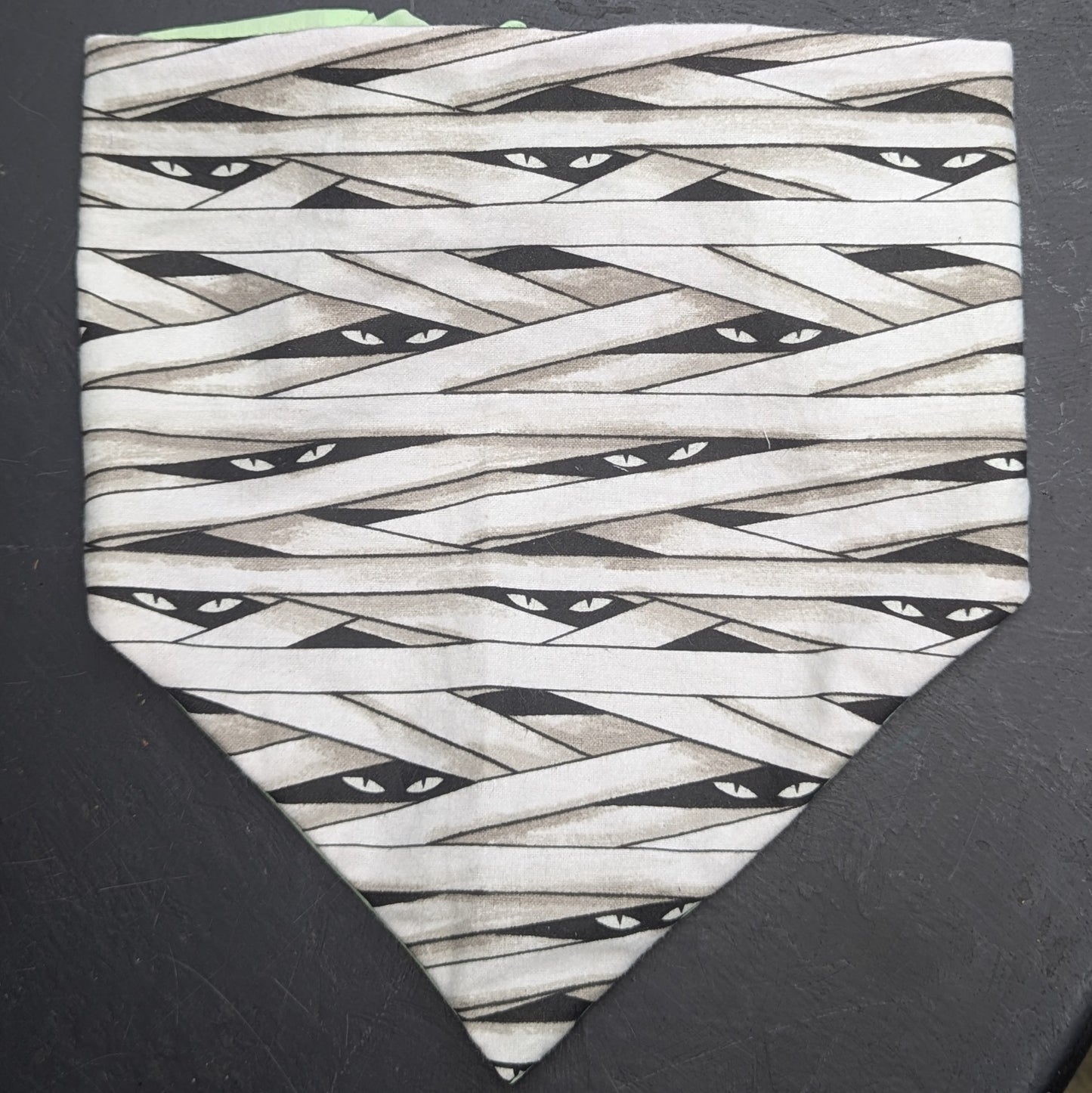 Glow In The Dark Mummy Halloween Pet Bandana