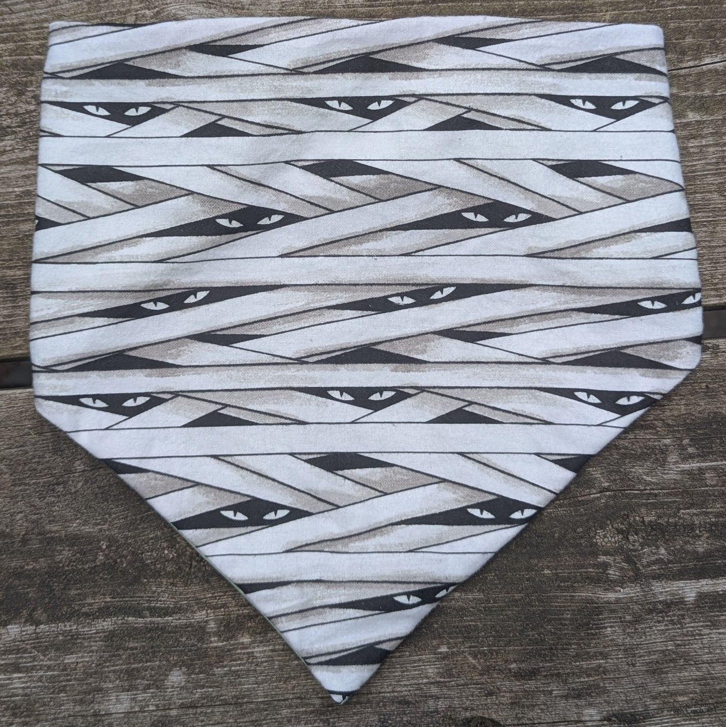 Glow In The Dark Mummy Halloween Pet Bandana