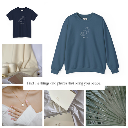 Dainty Dogs Before Dudes Crewneck Sweatshirt