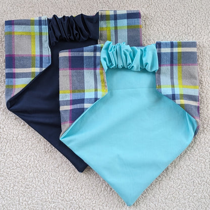 Spring Flannel Plaid Pet Bandana