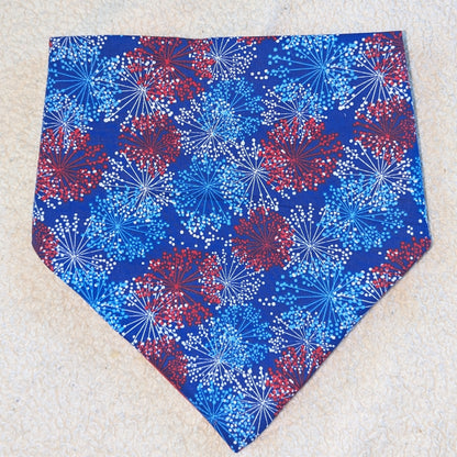 Summer Fireworks USA Pet Bandana