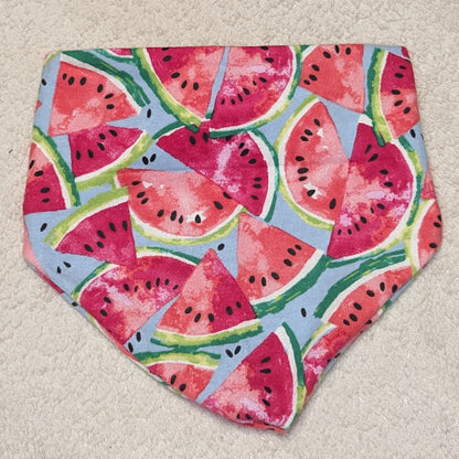 Summer Watermelon Print Pet Bandana