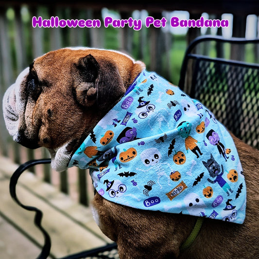 Halloween Party Pet Bandana
