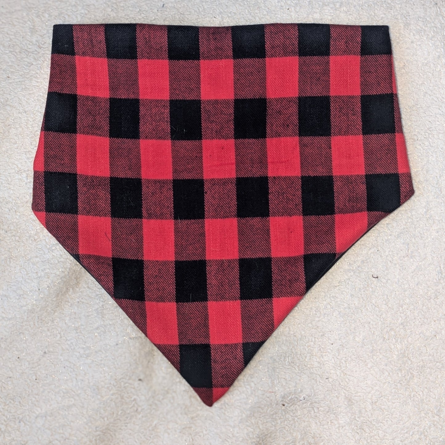 Winter Buffalo Plaid Pet Bandana