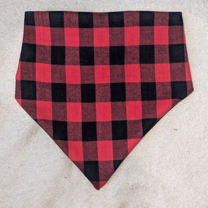 Winter Buffalo Plaid Pet Bandana