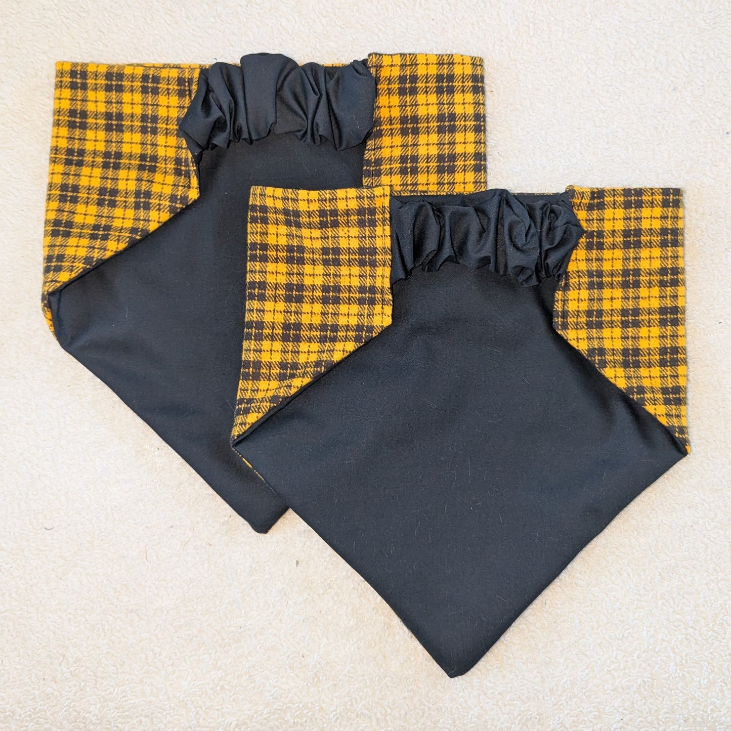 Fall Halloween Plaid Pet Bandana