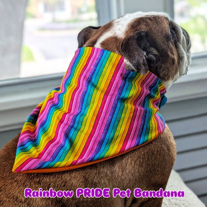 Rainbow PRIDE Pet Bandana