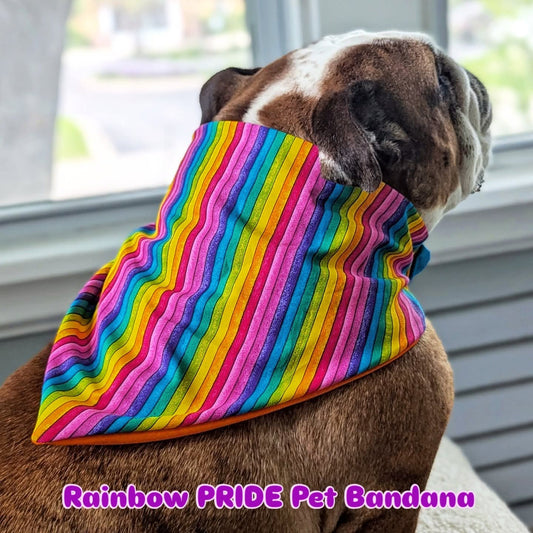 Rainbow PRIDE Pet Bandana