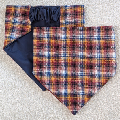Colorful Fall Plaid Pet Bandana