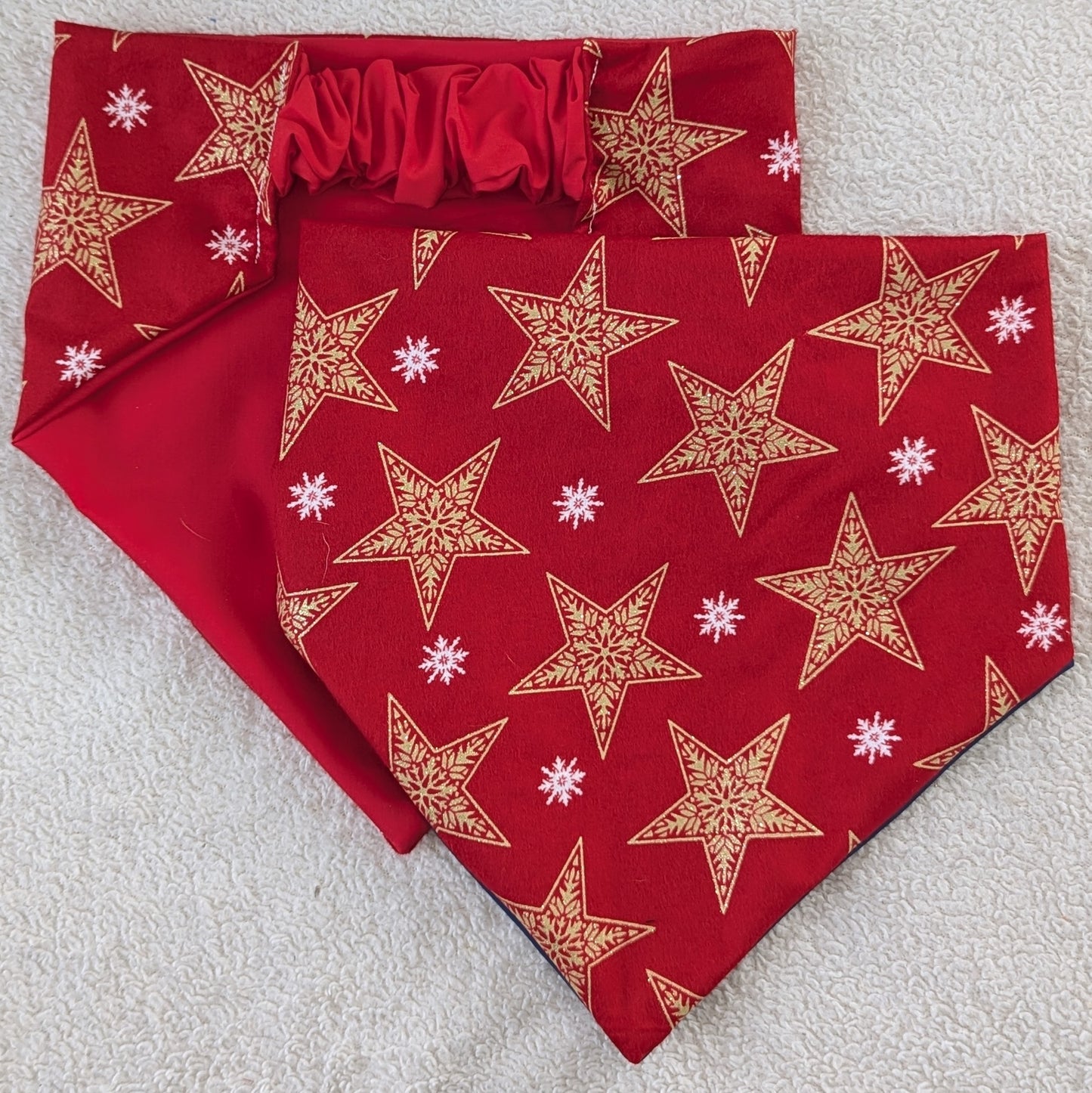 Holiday Glitter Star Pet Bandana