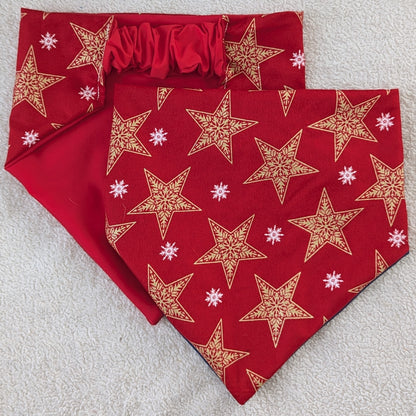 Holiday Glitter Star Pet Bandana