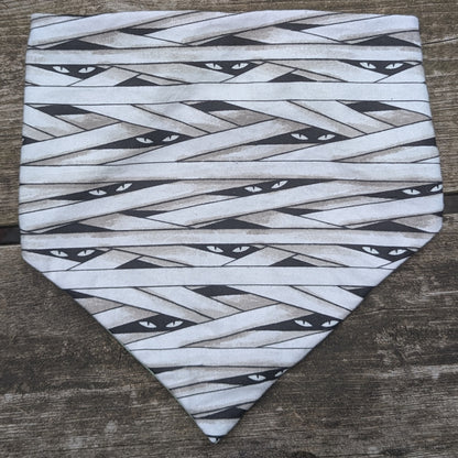 Glow In The Dark Mummy Halloween Pet Bandana