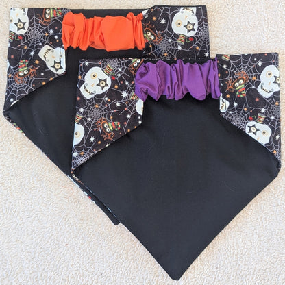 Glow In The Dark Skull Halloween Pet Bandana