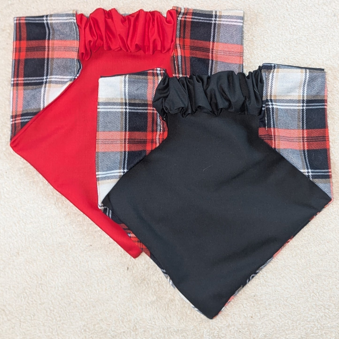 Winter Holiday Plaid Pet Bandana