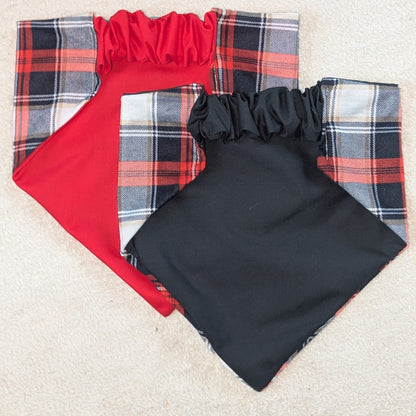 Winter Holiday Plaid Pet Bandana